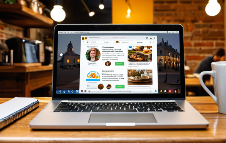 **
A blogger at a laptop, smiling, surrounded by icons representing donations, membership badges, and affiliate links. Cozy cafe setting, warm lighting, focus on the laptop screen displaying a successful blog. "Professional blogger", "monetization strategy", "safe for work", "appropriate content", "fully clothed", "professional", perfect anatomy, natural proportions, high quality.
**