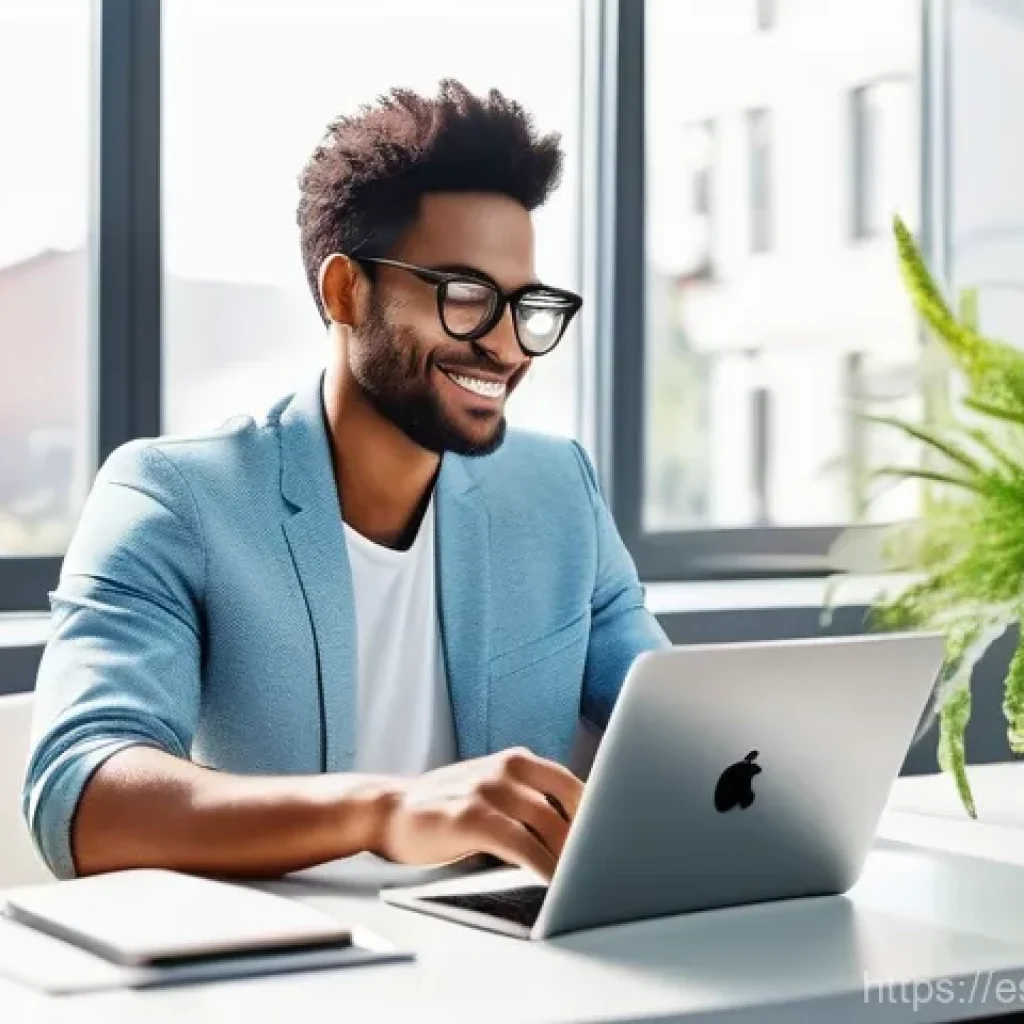 디지털 콘텐츠 마케팅으로 수익원 다각화하기 - **Prompt:** A confident and serene diverse digital entrepreneur, in their late 20s to early 30s, com...