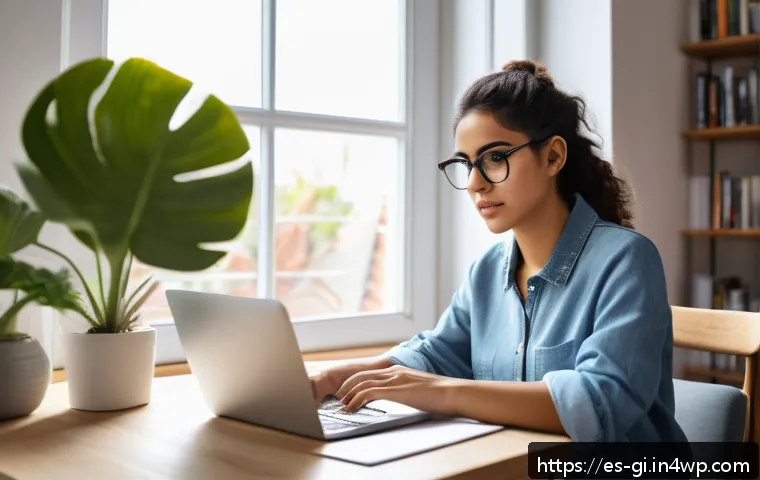 자기계발로 수입원 다각화하기 - A young Hispanic professional woman in her late 20s studying digital marketing on a laptop at a cozy...